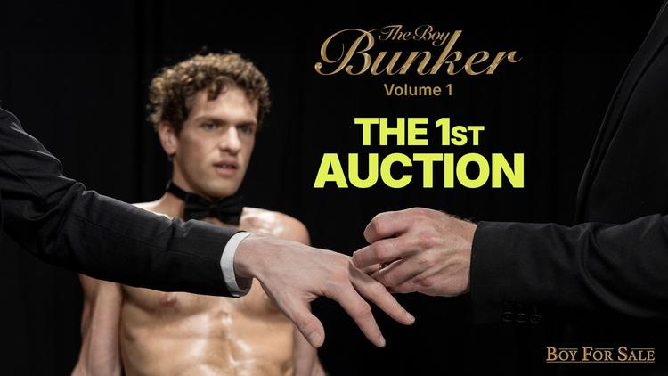 Boy For Sale: The 1st Auction – The Boy Bunker Vol. 1 – Featuring Bunker Payne, Cain Marko, Jack Aries on Carnal Plus