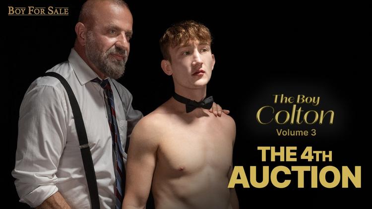 Boy For Sale: The 4th Auction – The Boy Colton Vol. 3 – Featuring Colton Fox, Felix Kamp, Jack Aries on Carnal Plus